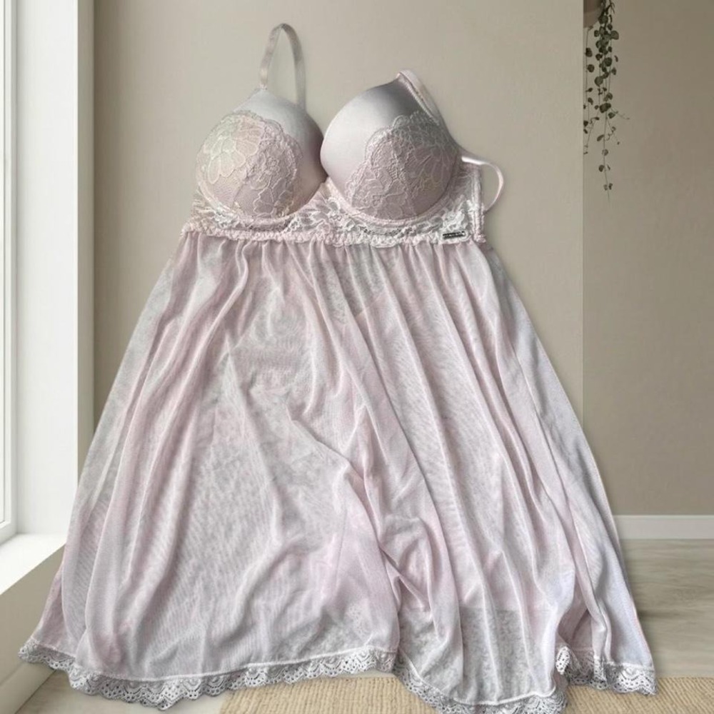 Pink lace lingerie set #lingerie Ballerina light pink pink lace, lingerie set